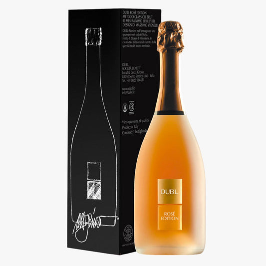 Spumante Brut Metodo Classico Rosè "Edition III" - DUBL (astuccio)