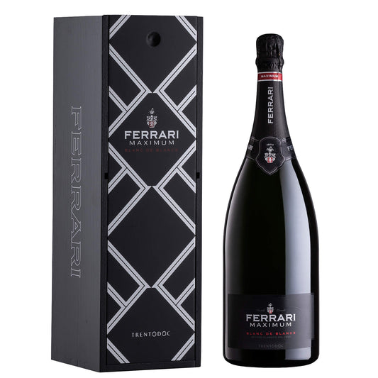 Trento DOC "Maximum" Blanc de Blancs Magnum - Ferrari (cassetta di legno)
