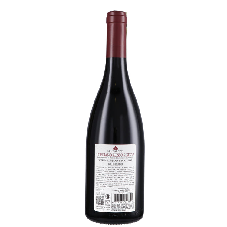 Torgiano Rosso Riserva DOCG "Rubesco Vigna Monticchio" 2019 - Lungarotti