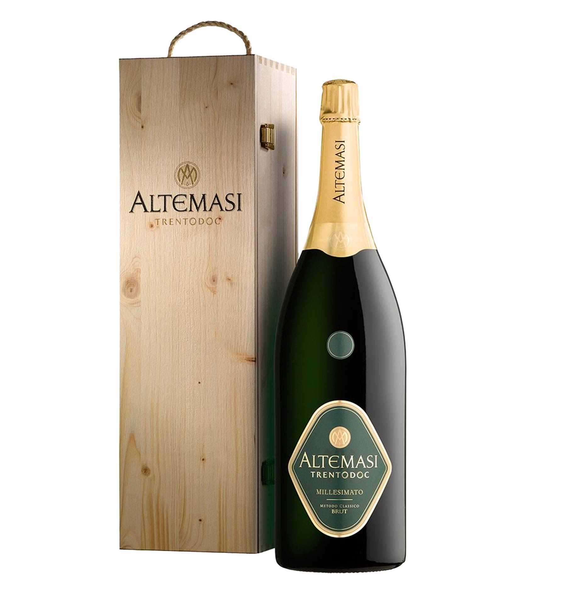 Trento Brut DOC "Millesimato" 2021 Jéroboam - Altemasi (cassetta di legno)