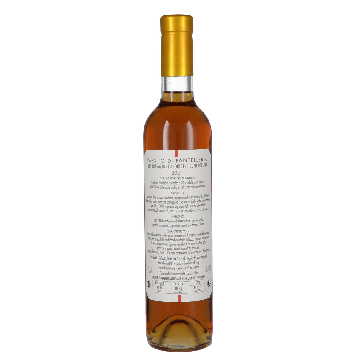 Passito di Pantelleria DOC "Sangue d'oro" 2021 - Serraglia