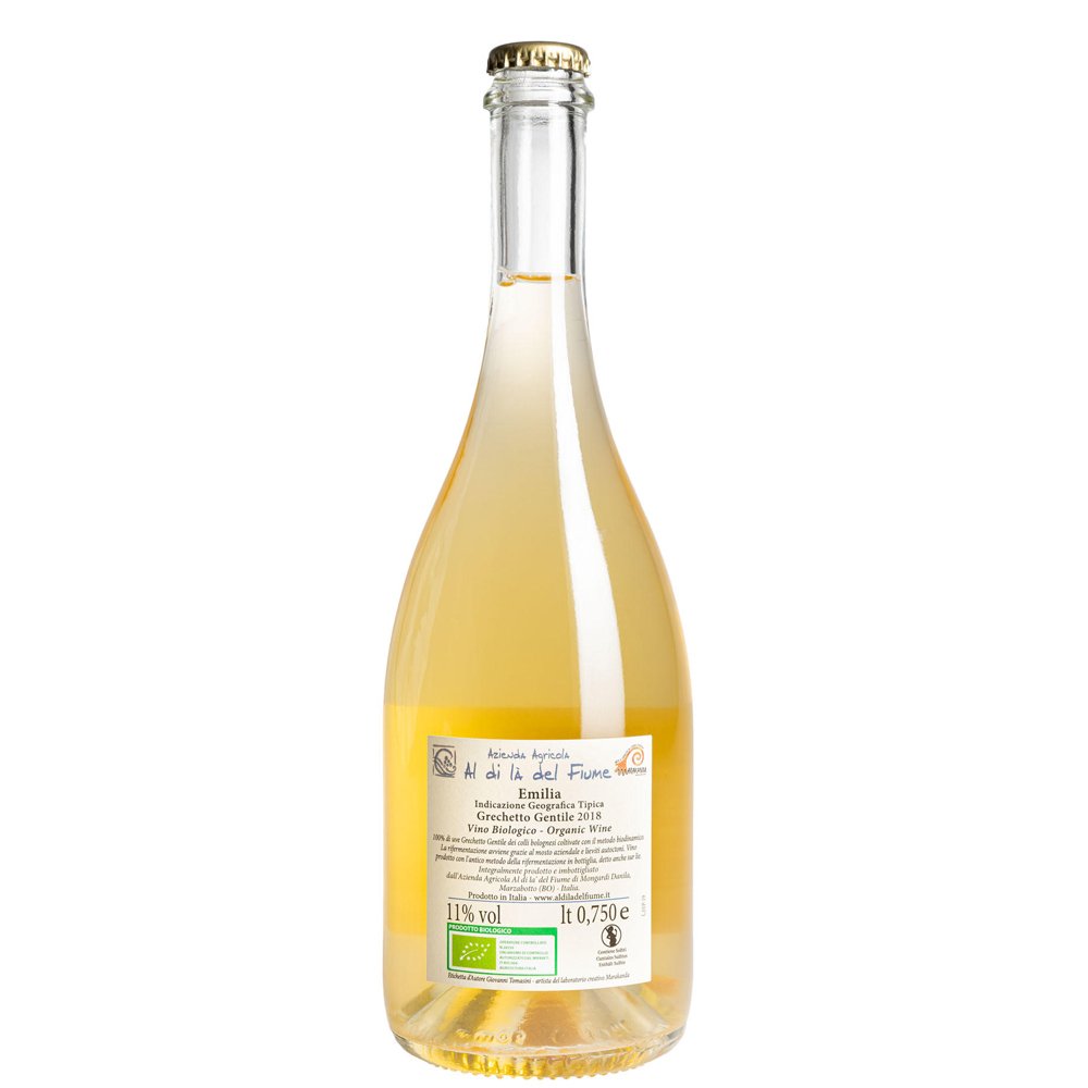 Emilia Grechetto frizzante IGT "Birichén" 2023 - Al di là del fiume (tappo a corona)