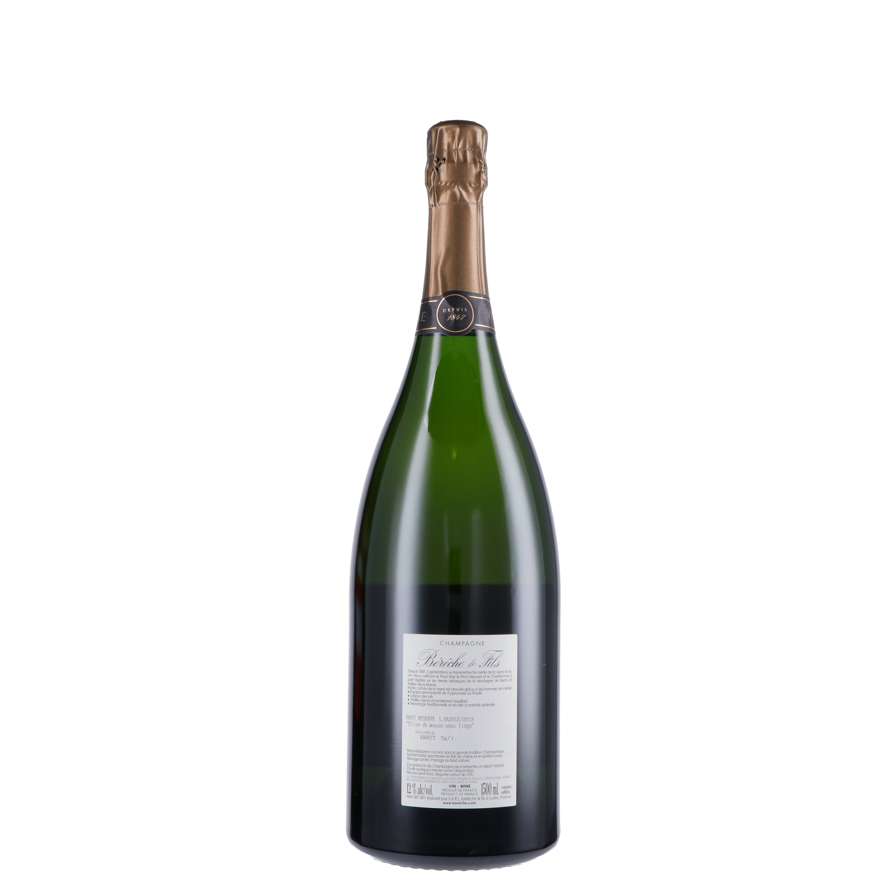 Champagne Brut Réserve Magnum - Bérèche et Fils