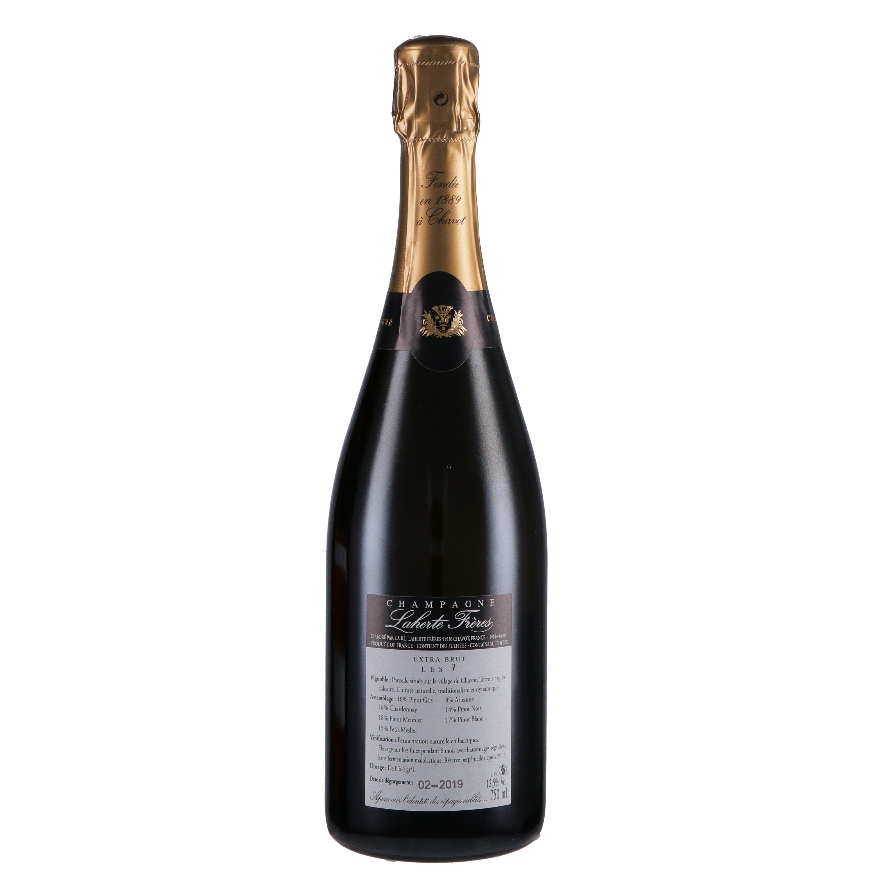 Champagne Extra Brut "Les 7" - Laherte Frères