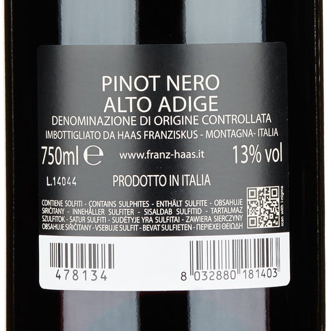 Alto Adige Pinot Nero DOC 2022 Magnum - Franz Haas