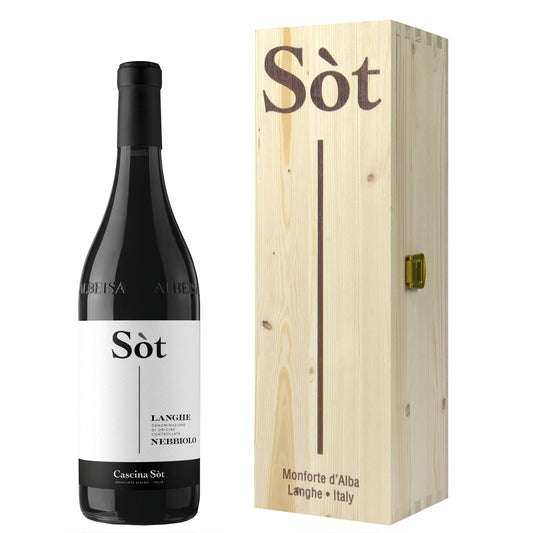 Langhe Nebbiolo DOC 2023 - Cascina Sòt (cassetta di legno)