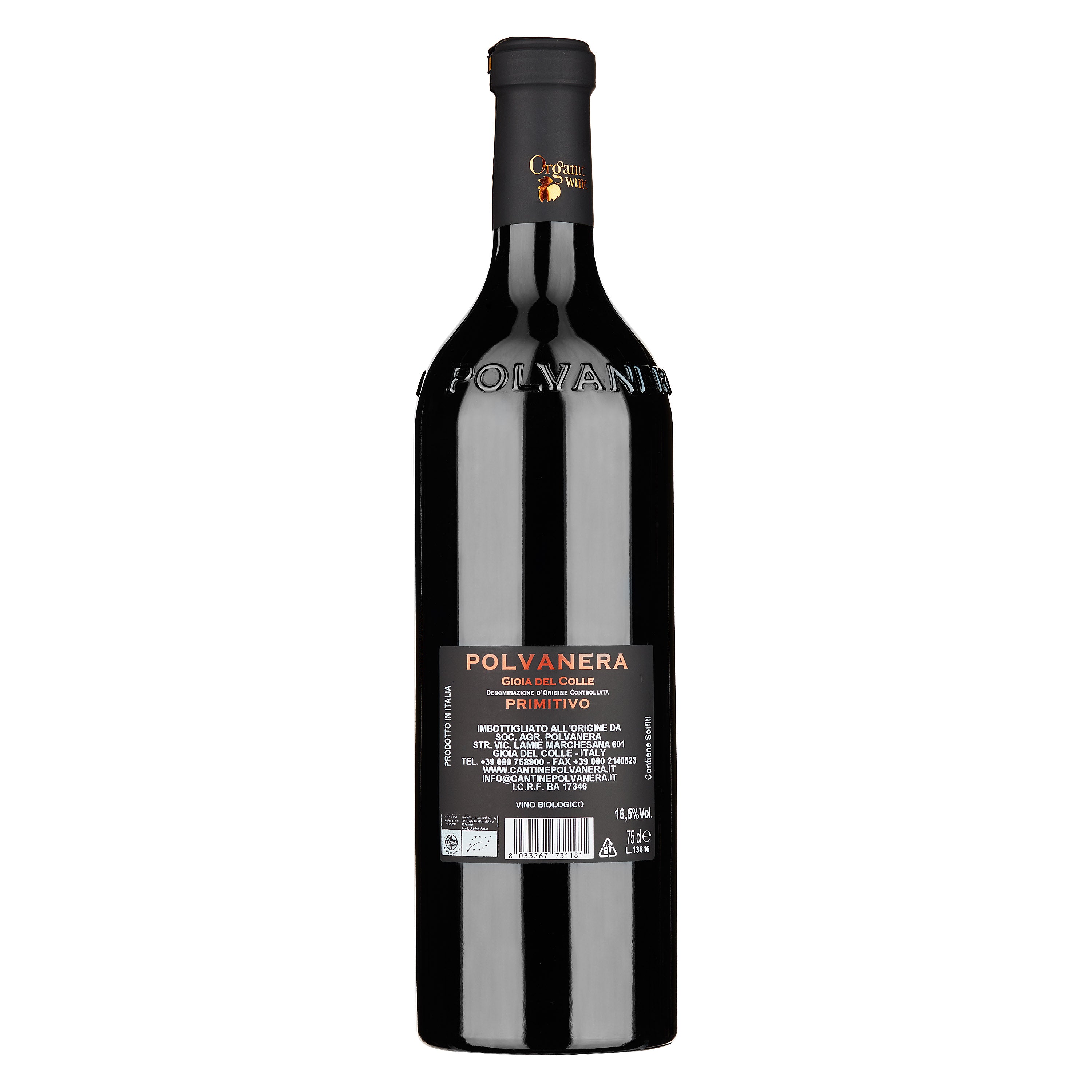 Gioia del Colle Primitivo DOC "17" 2022 - Polvanera