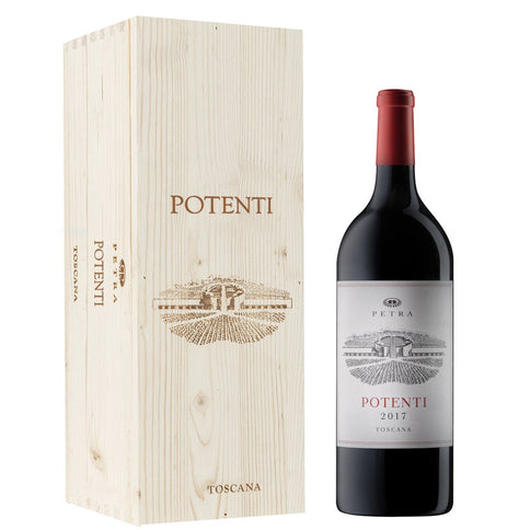 Toscana Cabernet Sauvignon IGT “Potenti” 2022 Magnum - Petra (Cassetta di legno)