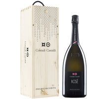 Franciacorta Rosé DOCG Magnum - Contadi Castaldi (cassetta di legno)