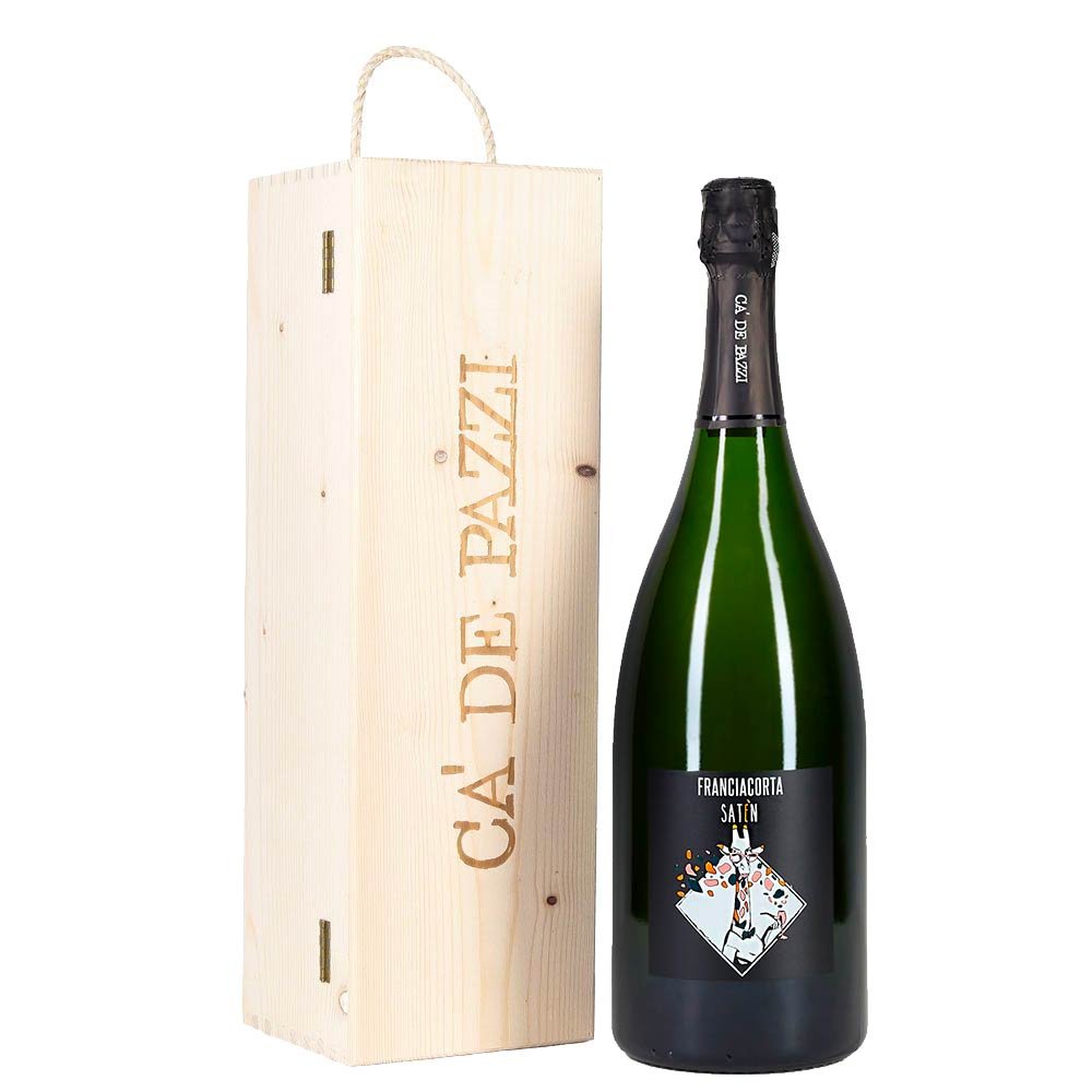 Franciacorta Saten Docg Magnum I Cà de Pazzi (cassetta di legno)