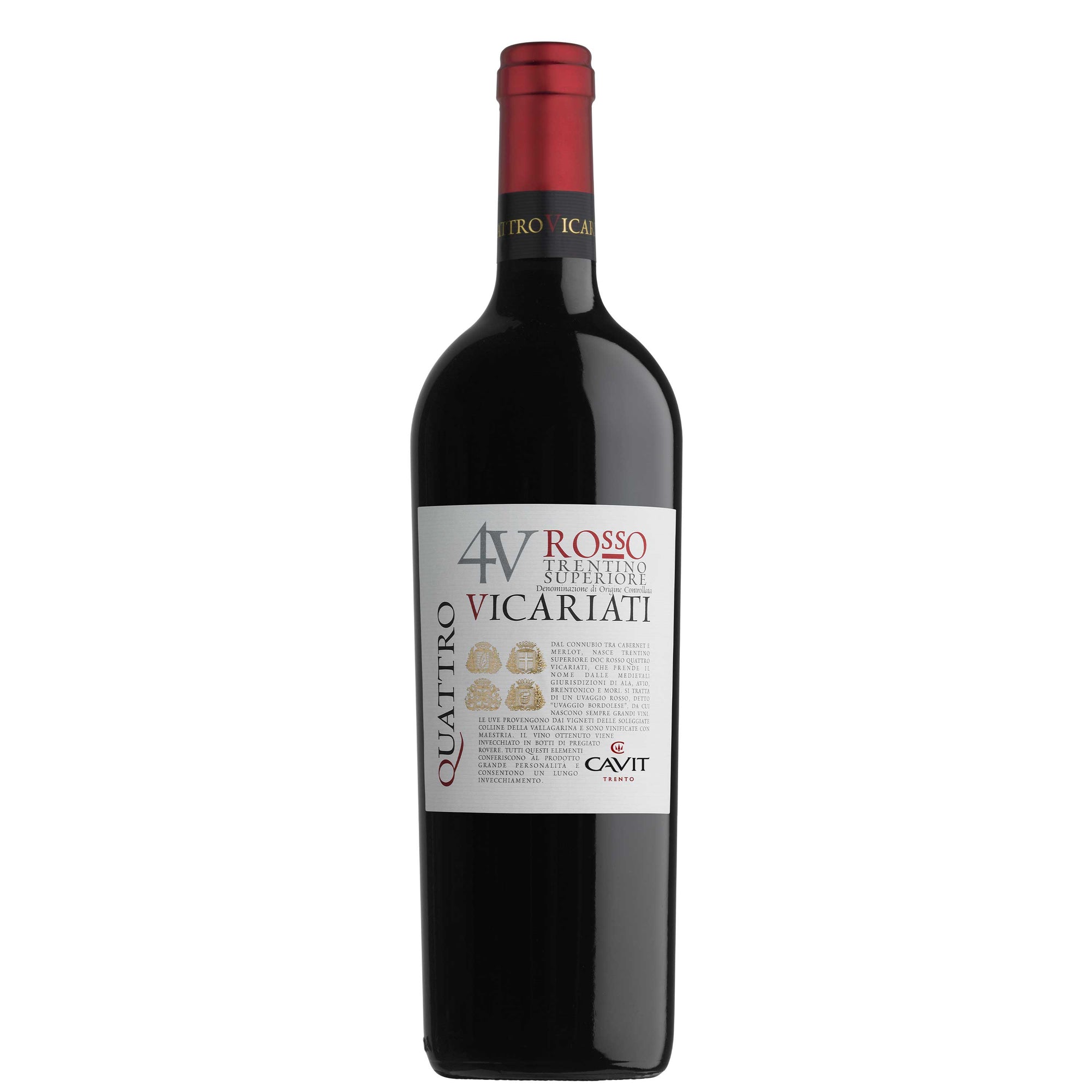 Trentino Rosso Superiore DOC "Quattro Vicariati" 2018 Magnum - Cavit